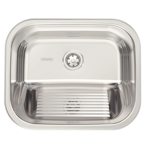Tanque de inox Tramontina polido 50x40cm