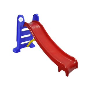 Escorregador Medio Infantil 3 Degraus Vermelho com azul max confort