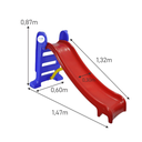 Ver imagem 2 de Escorregador Medio Infantil 3 Degraus Vermelho com azul max confort