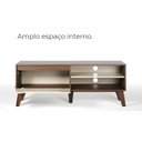 Ver imagem 2 de Rack para Tv até 60 Pol com 1 Porta Arica - Amêndoa/off White