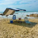 Ver imagem 2 de Tenda Gazebo Poseidon Marinho e Branco Zaka