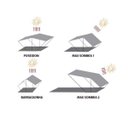 Ver imagem 6 de Tenda Gazebo Poseidon Marinho e Branco Zaka