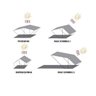 Tenda Gazebo Poseidon Marinho e Branco Zaka - 6
