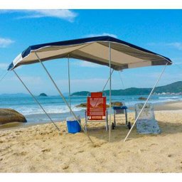 Tenda Gazebo Poseidon Marinho e Branco Zaka - 5
