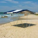 Ver imagem 1 de Tenda Gazebo Poseidon Marinho e Branco Zaka