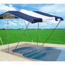 Ver imagem 4 de Tenda Gazebo Poseidon Marinho e Branco Zaka