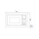 Ver imagem 4 de Micro-ondas Embutido 25L Glass 60 - Tramontina 220V