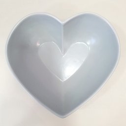 Bowl de Cerâmica Heart Cinza 22,5 cm - 1