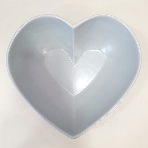 Bowl de Cerâmica Heart Cinza 22,5 cm