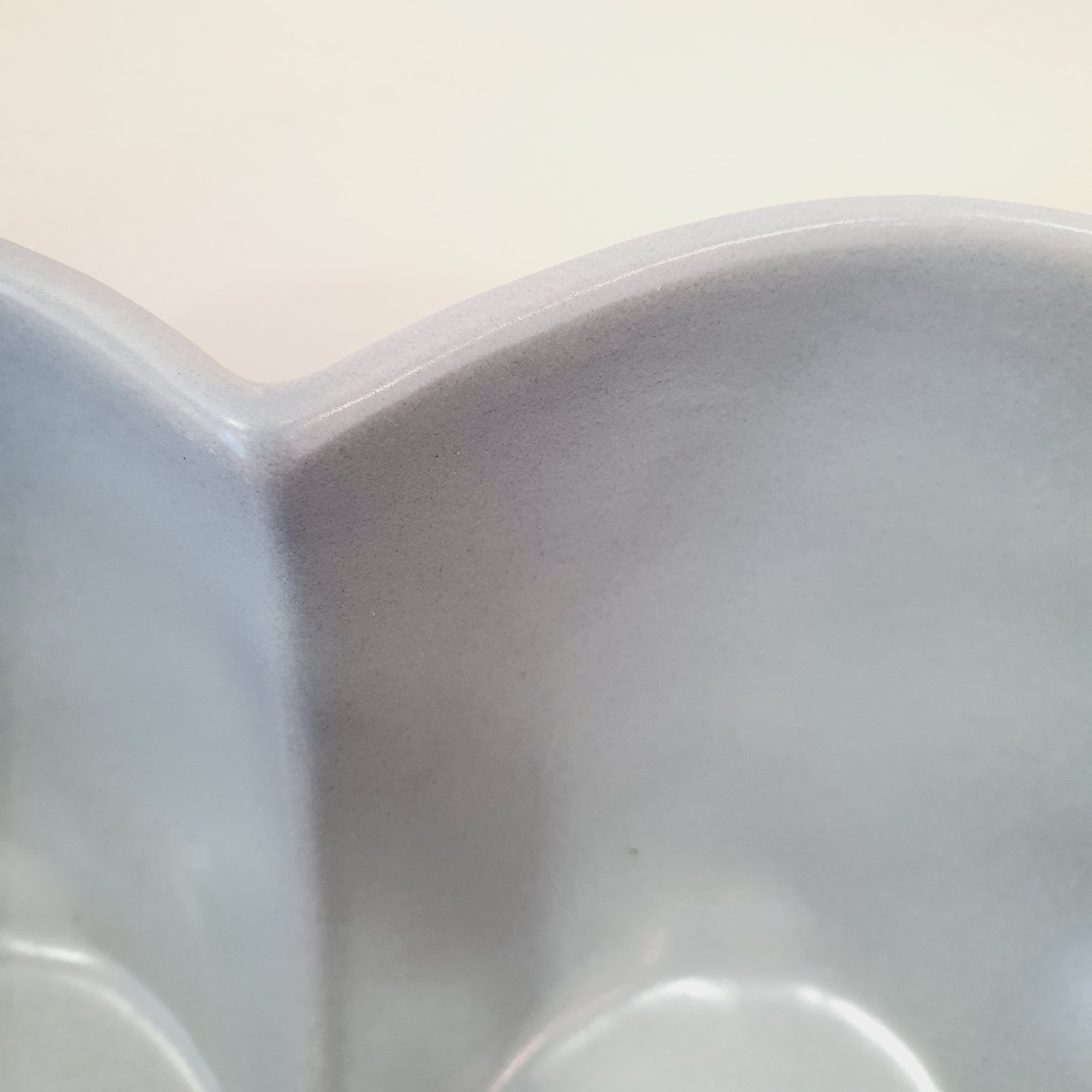 Bowl de Cerâmica Heart Cinza 22,5 cm - 2