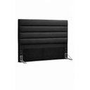 Ver imagem 1 de Cabeceira 140 Cm Courino Preto W01 Belufan Móveis