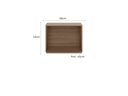 Ver imagem 3 de Armário 58cm Nicho P/ Microondas Etna - Carvalho Oak/off White Poliman
