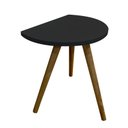 Ver imagem 1 de Mesa de Apoio Redonda Nuova Tripé Palito Retrô - de Parede 40cm:Preto