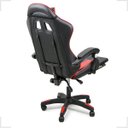 Ver imagem 6 de Cadeira Gamer Stillus Ergonômica com Apoio para Os Pés Preta e Vermelho