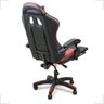 Cadeira Gamer Stillus Ergonômica com Apoio para Os Pés Preta e Vermelho - 6