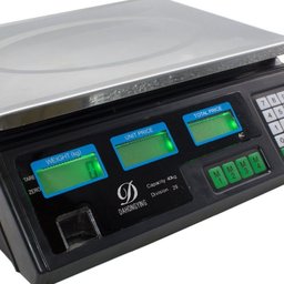 Balança Eletrônica Digital 40kg Bivolt Bateria Recarregável - 1