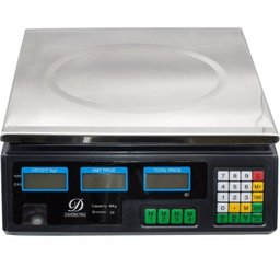 Balança Eletrônica Digital 40kg Bivolt Bateria Recarregável - 3