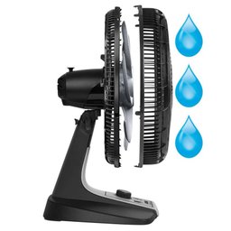 Ventilador Arno Silence Force Vf40 - Preto/Prata - 220 V - 5