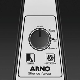 Ventilador Arno Silence Force Vf40 - Preto/Prata - 220 V - 3