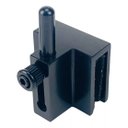 Ver imagem 3 de Trinco de Pressão para Porta de Vidro 8 a 10mm Preto Woodglass 1800 Preto