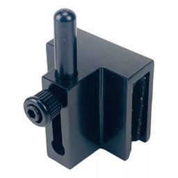 Trinco de Pressão para Porta de Vidro 8 a 10mm Preto Woodglass 1800 Preto - 3