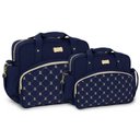 Ver imagem 1 de Bolsa Bebê Azul marinho Kit Maternidade Enxoval 30ol07