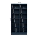 Ver imagem 5 de Cristaleira com Vidro 100% MDF 120cm Sevilha Azul/Órion