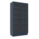 Ver imagem 3 de Cristaleira com Vidro 100% MDF 120cm Sevilha Azul/Órion