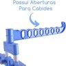 Varal 3 Andares Tipo Torre Dobrável Reforçado com Cabideiros - 2