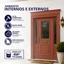 Ver imagem 2 de Tinta Esmalte Premium Brilhante Cor Colorado 225ml Baixo Odor Secagem Rápida Durín