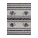 Ver imagem 1 de Tapete Funcional Geométrico Asteca - Sala Quarto - 100 X 150 Cm - Cor Cinza - J. Serrano