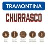 Jogo para Churrasco Tramontina Poliwood, Inox, 12 Peças - 5