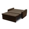 Sofá Cama Jade 1,36m Suede Marrom Adonai Estofados - 2