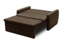 Ver imagem 2 de Sofá Cama Jade 1,36m Suede Marrom Adonai Estofados