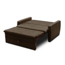 Ver imagem 2 de Sofá Cama Jade 1,36m Suede Marrom Adonai Estofados