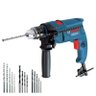 Furadeira de Impacto Bosch 550W 1/2" GSB 550RE + 14 Brocas + Maleta de Transporte - 220 v - 2