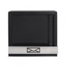 Caixa De Correio Grade Vertical Preto Tarja Inox Top - 6