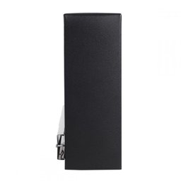 Caixa De Correio Grade Vertical Preto Tarja Inox Top - 4