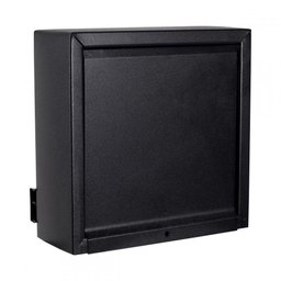 Caixa De Correio Grade Vertical Preto Tarja Inox Top - 2