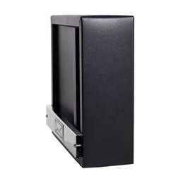 Caixa De Correio Grade Vertical Preto Tarja Inox Top - 5