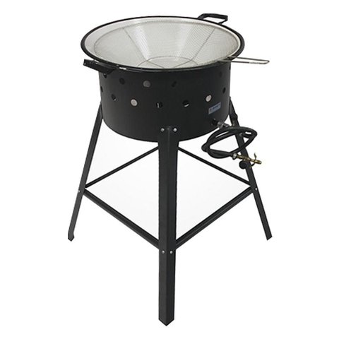 Fritador Pasteleiro a Gás 14 Litros Metal Brey com Cesto Tp - 07 - Cc