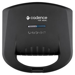 Grill Sanduicheira Elétrica Cadence Top Meal, Grill Duplo, Antiaderente - SAN251 - 110 v - 1