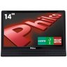 TV LED 14 Polegadas Hd Philco Ph14E10Dled com Conversor Digital Integrado, Entrada HDMI e USB - 1