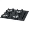 Cooktop 4 Bocas Fischer, Preto, Acendimento Superautomático - 1