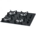Ver imagem 1 de Cooktop 4 Bocas Fischer, Preto, Acendimento Superautomático
