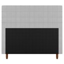 Ver imagem 3 de Cabeceira Cama Box Casal King Size Parisis 195cm Sintético Branco - Abmaza