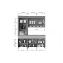 Ver imagem 3 de Kit Modulado Nesher Realeza 3 Peças Cz105 Carvalho/titânio