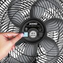 Ver imagem 5 de Ventilador Arno Turbo Silencio Maxx Repelente - Preto/Prata - 110 V