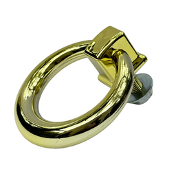 Argola para Lápide de Plástico Metalizado - Dourado - 4