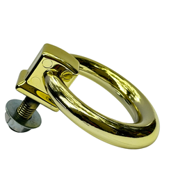 Argola para Lápide de Plástico Metalizado - Dourado - 3